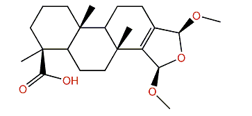 15a,16-Dimethoxyspongi-13-en-19-oic acid